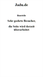 Mobile Screenshot of jadu.de